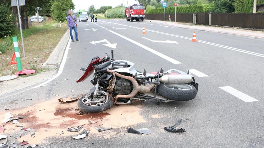 W wypadku motocyklowym zginął policjant