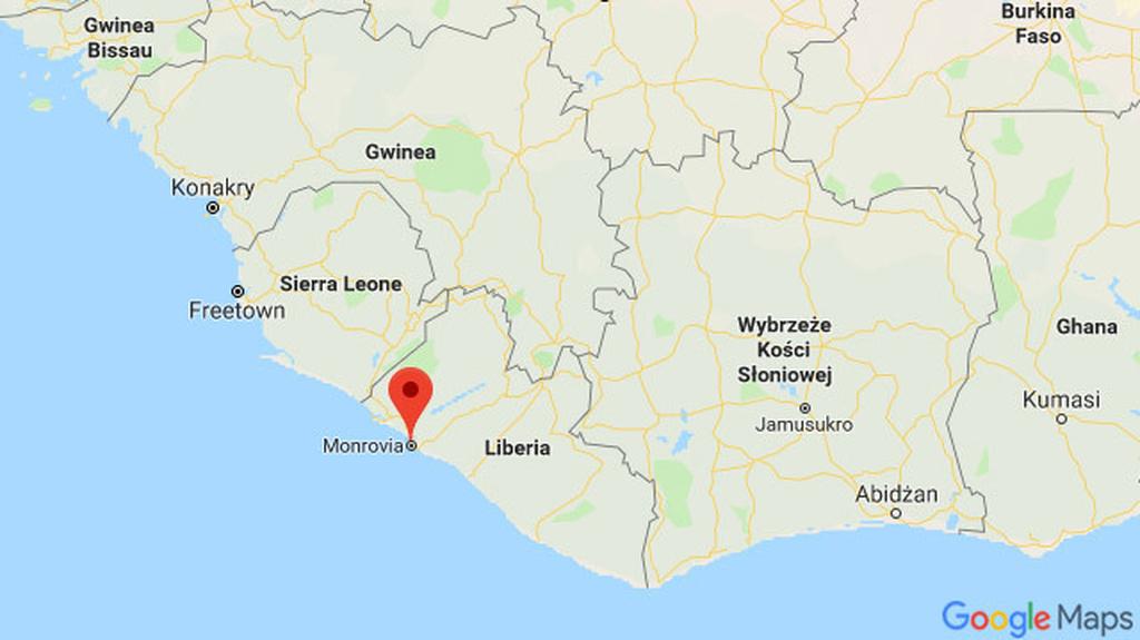 Liberia w zachodniej Afryce