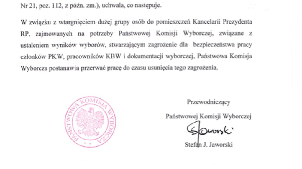 Uchwała PKW