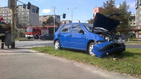 Policja kierowała ruchem. Zderzyło się 5 aut