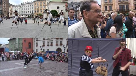 W Krakowie teatry wyszły na ulice