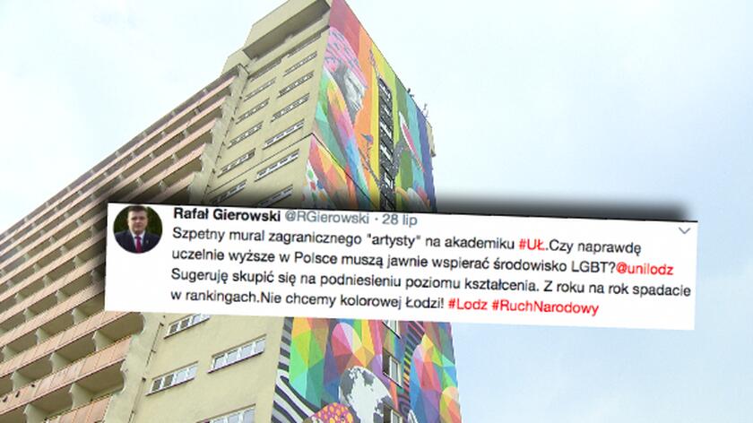 Ruch Narodowy: nowy, szpetny mural. Promuje LGBT?