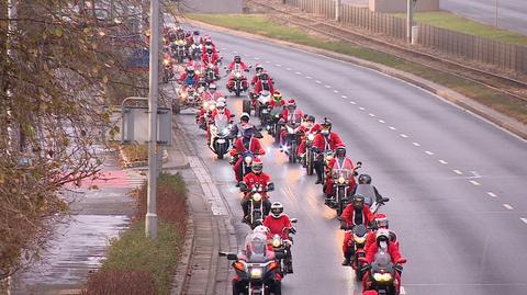 Wielka Parada Moto Mikołajów we Wrocławiu