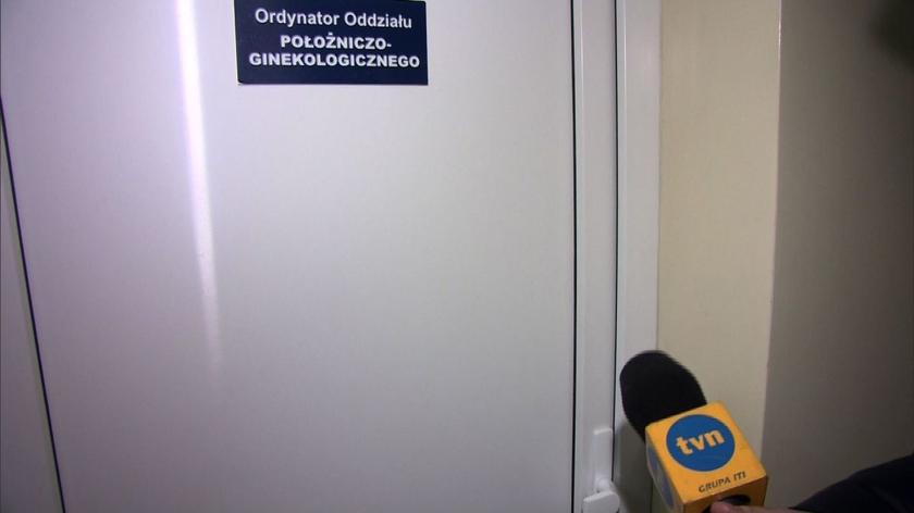 Ordynator ginekologii szpitala we Włocławku nie chciał komentować medialnych doniesień