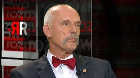 Janusz Korwin-Mikke w "Rozmowie Rymanowskiego"