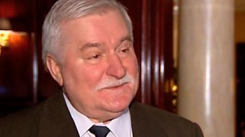 Lech Wałęsa mało skromnie o upadku muru (TVN24)