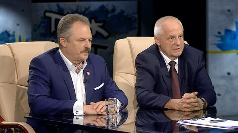 Stefan Niesiołowski i Marek Jakubiak w "Tak jest"
