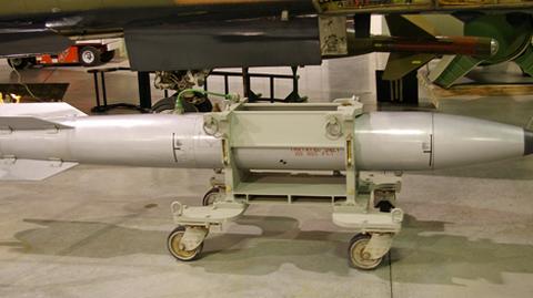Treningowy egzemplarz bomby B-61