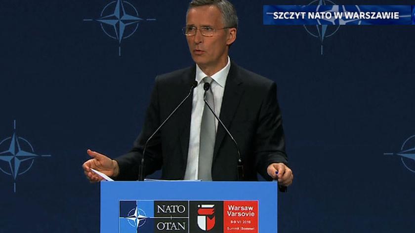 Jens Stoltenberg podusmował postanowienia szczytu NATO w Warszawie