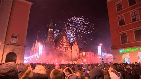 Wrocław przywitał Nowy Rok