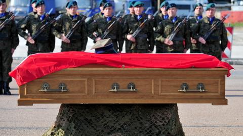 Rodzina i przyjaciele pożegnali zmarłego w Afganistanie żołnierza