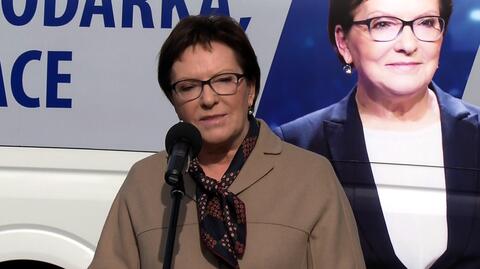 Ewa Kopacz o prezydenckim wecie i stawce minimalnej 