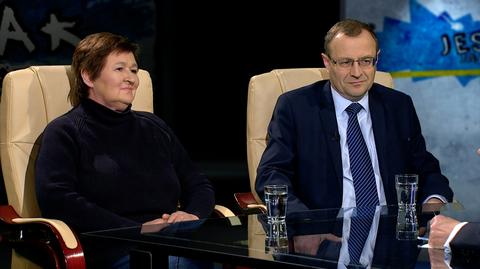 prof. Magdalena Środa i prof. Antoni Dudek w Tak jest