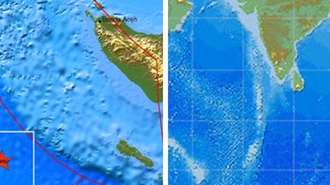 Epicentrum 420 km od Aceh na północnym krańcu wyspy Sumatra
