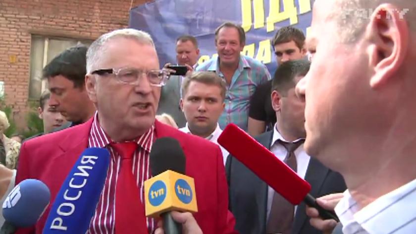 Żyrinowski do Polaków: spuścimy wam łomot