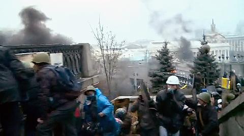 Szef ochrony Majdanu: Ranni opatrywani tylko przez nas. Ratownicy nie docierają do wszystkich