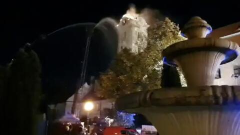 Pożar kompleksu zamkowo-pałacowego w Żarach 