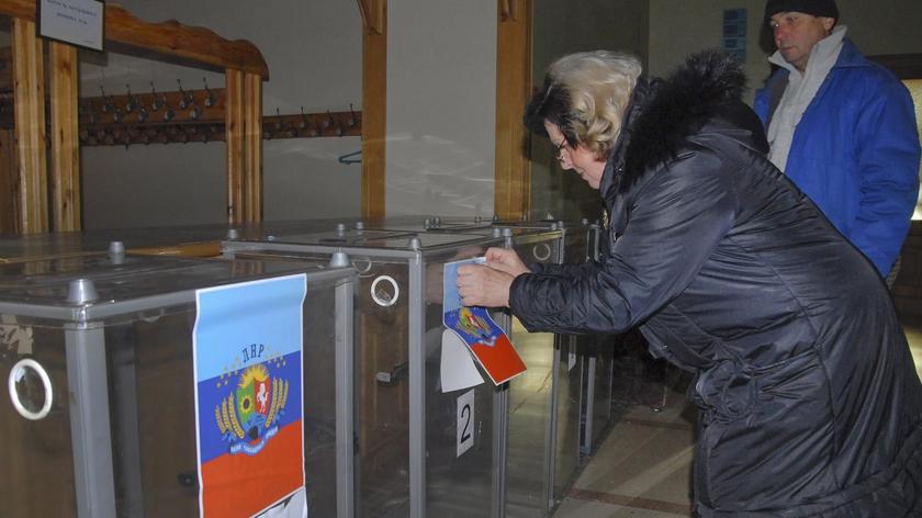 Na wschodniej Ukrainie odbywają się wybory władz republik ludowych: Donieckiej i Ługańskiej