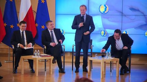 Premier Donald Tusk na forum pacjenta