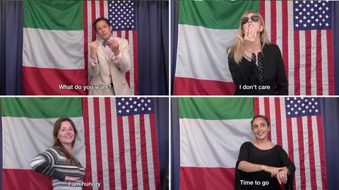 Język włoski łatwiejszy niż język ciała Włochów? Rapem uczą gestów
