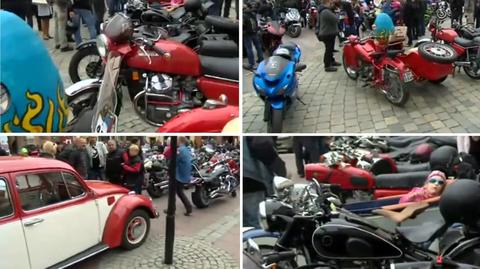 Świąteczne motocykle na Rynku w Opolu