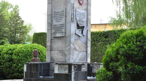 Pomnik zdewastowali nieznani sprawcy 