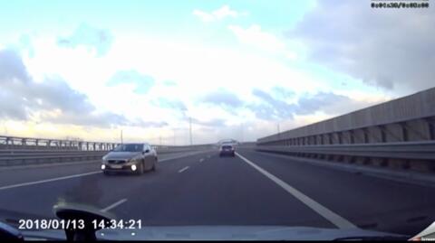 Autem pod prąd na autostradzie A4