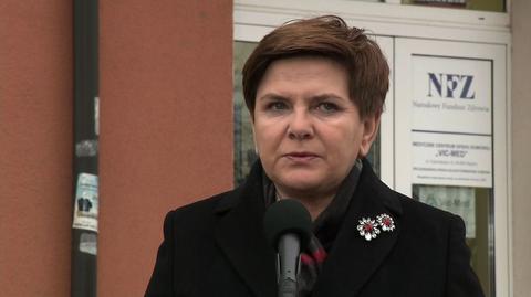 Premier Beata Szydło w Radomiu