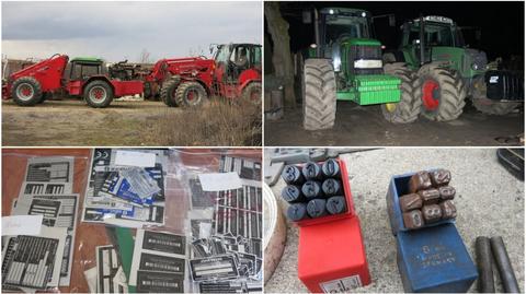 Rolnicy kupowali kradzione traktory