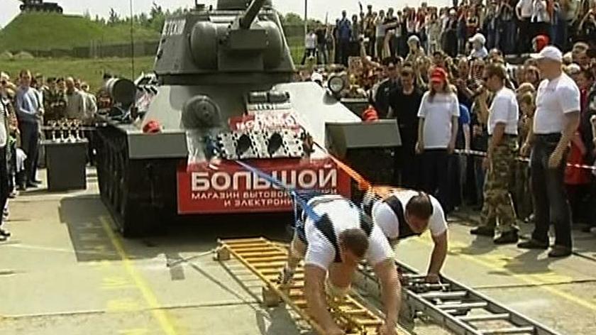 Rekord świata w przeciąganiu czołgu