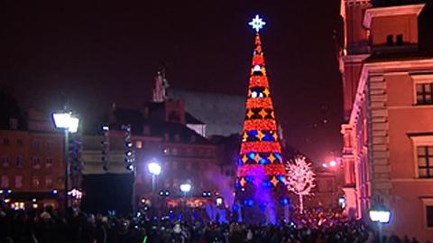 Świąteczna illuminacja Warszawy