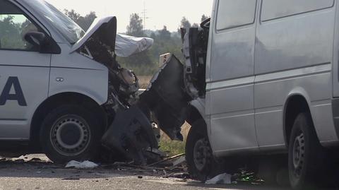 Zderzenie busów, siedem osób rannych. "Kierowca prawdopodobnie zasnął"