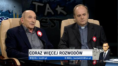 dr Leszek Mellibruda i ks. prof. Andrzej Kobyliński w Tak Jest