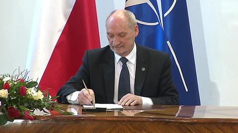 Minister obrony Antoni Macierewicz podpisał rozporządzenie