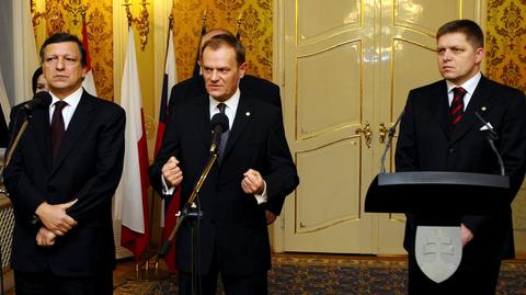Donald Tusk w Bratysławie