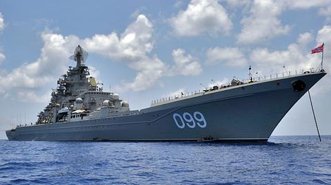 Rosyjska flota na ćwiczeniach