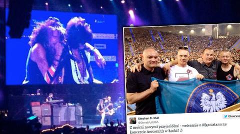 "Świetny koncert i jeszcze lepsze towarzystwo". Ambasador USA z polskimi żołnierzami na kocercie "Aerosmith"