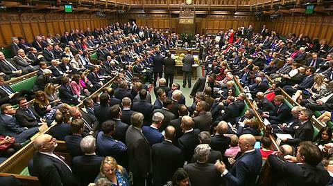 Gmach brytyjskiego parlamentu. Wideo archiwalne.