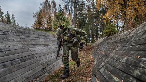 Ćwiczenia szwedzkich sił zbrojnych