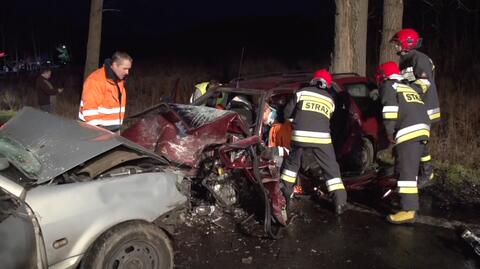 Wypadek pod Kamienną Górą. Jedna osoba nie żyje