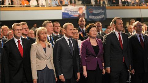 "Dla zmęczonych nie będzie miejsca", mówił Donald Tusk na konwencji PO