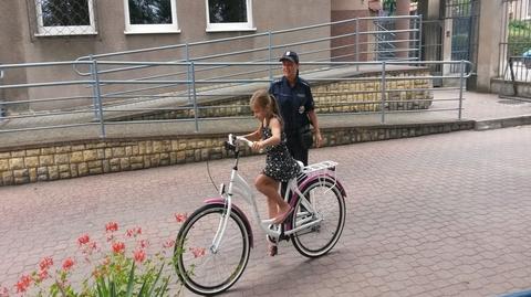 Policjanci odzyskali skradziony rower i oddali go 8-latce 