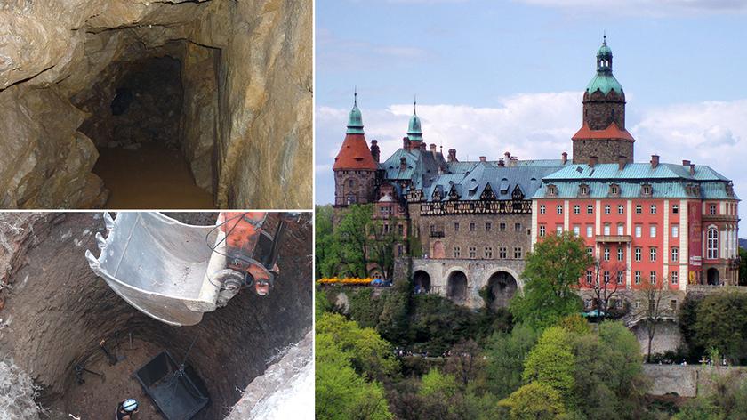 Odkryli tajemnicze wejście do tunelu przy Zamku Książ