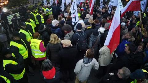 Protest pod Trybunałem Konstytucyjnym