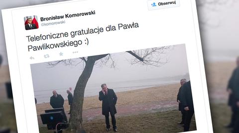 "Telefoniczne gratulacje dla Pawła Pawlikowskiego"