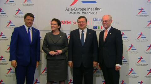 Ewa Kopacz w Mediolanie. Rozpoczął się szczyt przywódców Europy i Azji