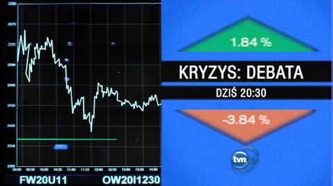 Już dziś o 20.30 w TVN24 debata "Kryzys - co dalej?"