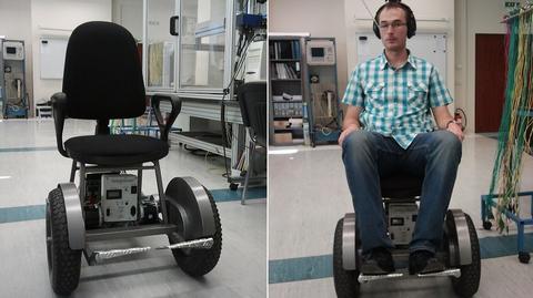 Skonstruował wózek inwalidzki sterowany oddechem
