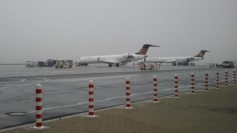 Kłopoty na lotnisku we Wrocławiu