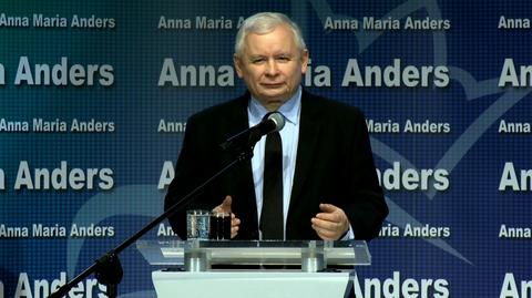 Na konferencji w Łomży Jarosław Kaczyński zaatakował KOD